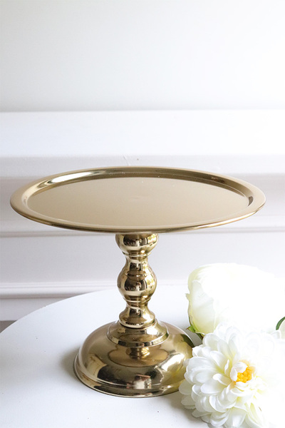 Lux Villa Gold Sweetie, patera na nodze z kloszem