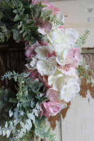 koronkowy wianek na drzwi, Delicatena, śr.25cm 