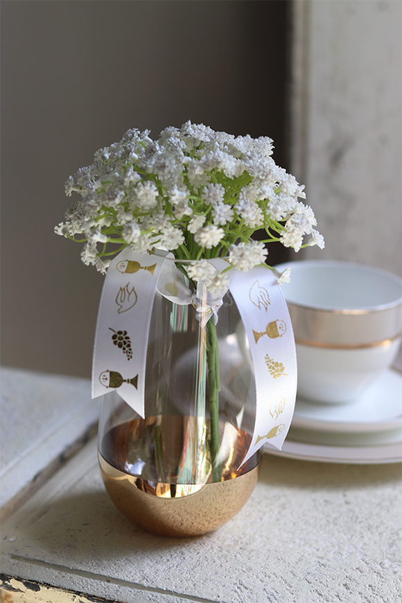 bukiet kwiatowy z gipsówki, Sakramento, dł.20cm 