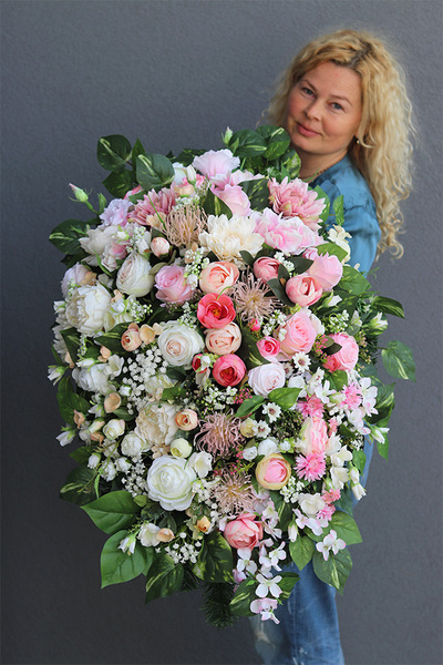 bogata kompozycja / wiązanka nagrobna, Pianolla Extra, dł.90cm