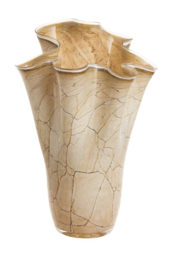 Natalie, ozdobny szklany wazon, wys.34.5cm