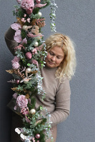 Pink Pastel Christmas, komplet świątecznych dekoracji