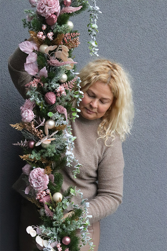 Pink Pastel Christmas, komplet świątecznych dekoracji