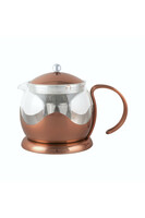 La Cafetière dzbanek do herbaty z zaparzaczem miedziany stal nierdzewna 