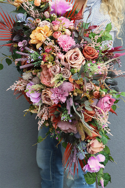 Kanisa Premium, długa wiązanka nagrobna