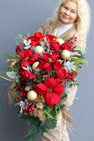 Red&Gold Premium, świąteczna wiązanka nagrobna