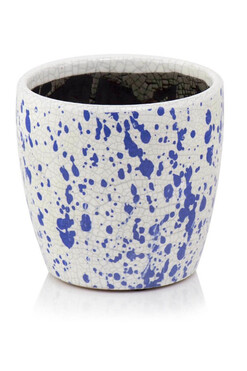 Punteado, osłonka ceramiczna doniczka, wym.15x15cm