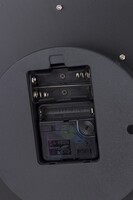 duży metalowy zegar ścienny, Zegarmistrz, śr.75cm