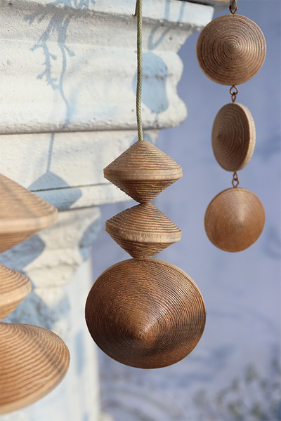 Modern Wood House A, drewniane zawieszki na choinkę