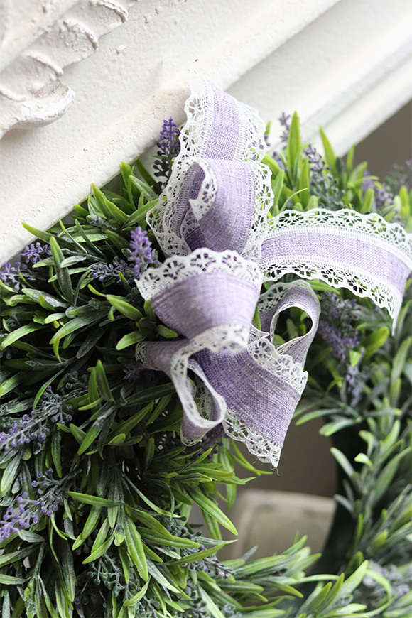 dekoracyjny wianek Lawendowe Pola