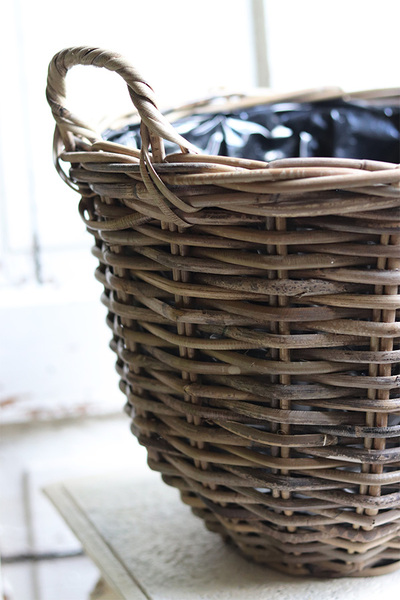 Hampton C, kosz wiklinowy pleciony - osłonka, wym.32x35cm 