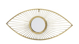 Eye Mirror, stylowe lustro / dekoracja ścienna, wym.28x60x3cm