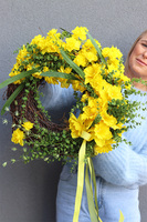 Wiosenne Żonkile, wianek z narcyzami