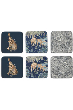 Morris Wightwick, podkładki korkowe, małe, 6szt