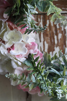 koronkowy wianek na drzwi, Delicatena, śr.25cm 