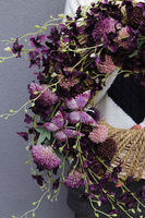 Motyle Imogeny, asymetryczny wianek na drzwi