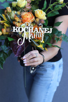 Miodowe Lata Gold, bukiet nagrobny z dedykacją