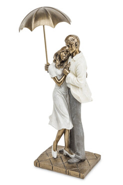 Love, figurka Para Zakochanych pod Parasolem L, wys.29cm
