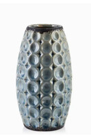 Earth A, nowoczesny wazon, niebieski, wym.13.5x13.5x24cm