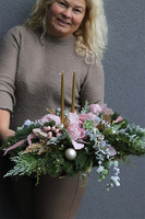 Pink Pastel Christmas, komplet świątecznych dekoracji