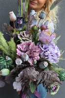 Fioletowy Sen, bukiet nagrobny