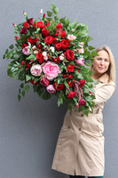 Czerwień Miłości, komplet dekoracji nagrobnych