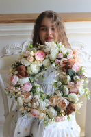 Słodkie Misie Teddy, uroczy wianek na drzwi