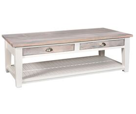 stolik kawowy Bristol White, wym.140x70x45cm 