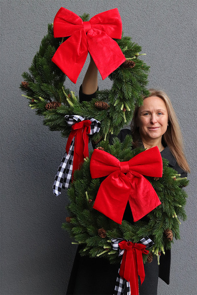 Święta u Magdy, świąteczny wianek