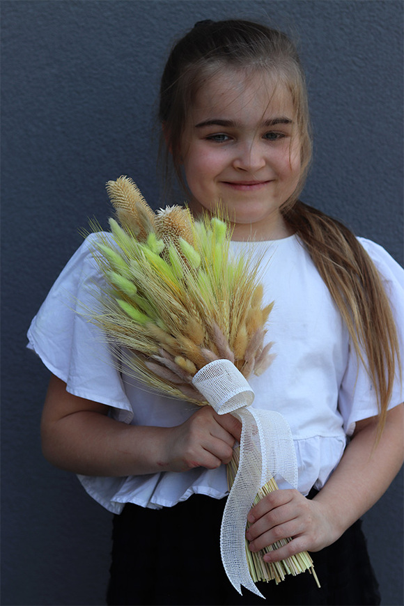 Łąka Boho, bukiet do wazonu z suszem