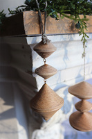 Modern Wood House A, drewniane zawieszki na choinkę