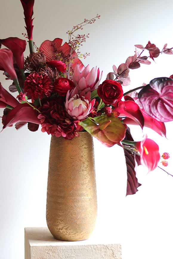 Ritual Big Wazon, nowoczesna kompozycja kwiatowa, wym.98x85cm	