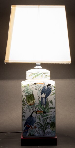 Paragwaj, ekskluzywna lampa stołowa, wys.65cm