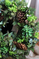 Bogactwo Lasu, zielony wianek na drzwi