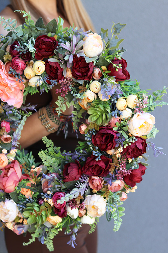 Autumn Magic, jesienny wianek dekoracyjny