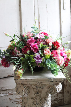 Arstyna, kompozycja kwiatowa nagrobna, wym.40x66cm 