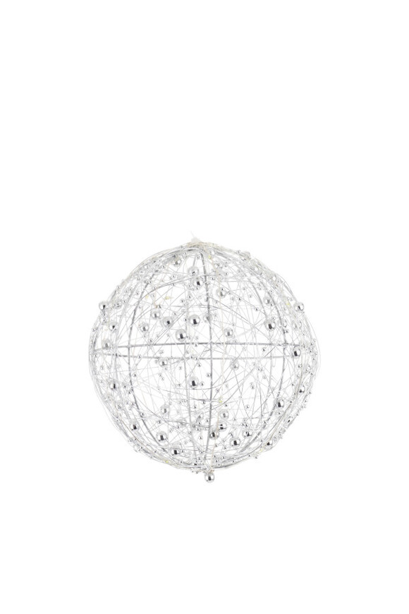 Glimmeria Silver kula dekoracyjna LED