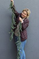 Simple Green, realistyczna iglasta girlanda zimowa