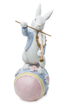 OD RĘKI Easter Music - Skrzypce, figurka wielkanocna, wym.19x8x10cm