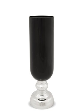 świecznik Black&Silver B, wym.47.5x14x14cm