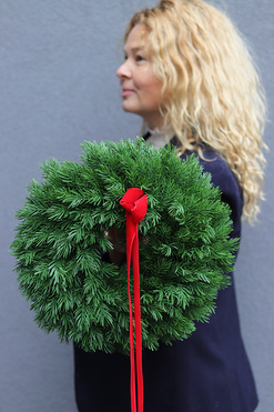 OD RĘKI Simple Xmas, świąteczny wianek dekoracyjny, śr.37cm