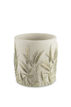 Zboże F, ceramiczna osłonka na kwiaty, wym.13.5x13cm