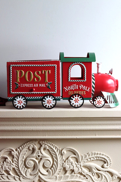 OD RĘKI Xmas Letters D, skrzynka na listy do Świętego Mikołaja, wym.22x46x14,5cm 