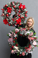 Wesołe Miasteczko, świąteczny wianek dekoracyjny, śr.66cm