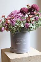 Violanta, flowerbox z hortensjami