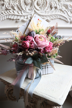 koperta flowerbox Medunia Chocolate, wym.29.5x30cm