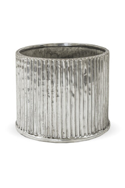 osłonka / donica Antique Silver I, 1szt., wym.15x16x16cm