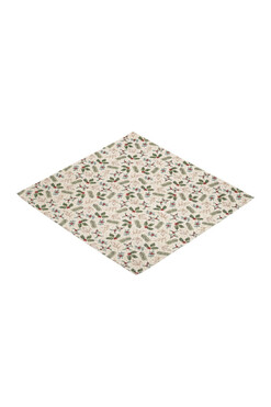 Ostrokrzew, świąteczna serweta gobelinowa, 90x90cm