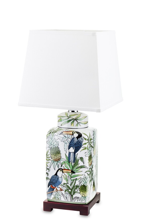 Paragwaj, ekskluzywna lampa stołowa, wys.65cm 