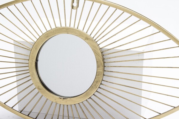 Eye Mirror, stylowe lustro / dekoracja ścienna, wym.28x60x3cm